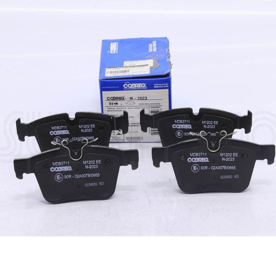 Pastilha De Freio Mercedes Class C108 2014/ Cobreq N2023