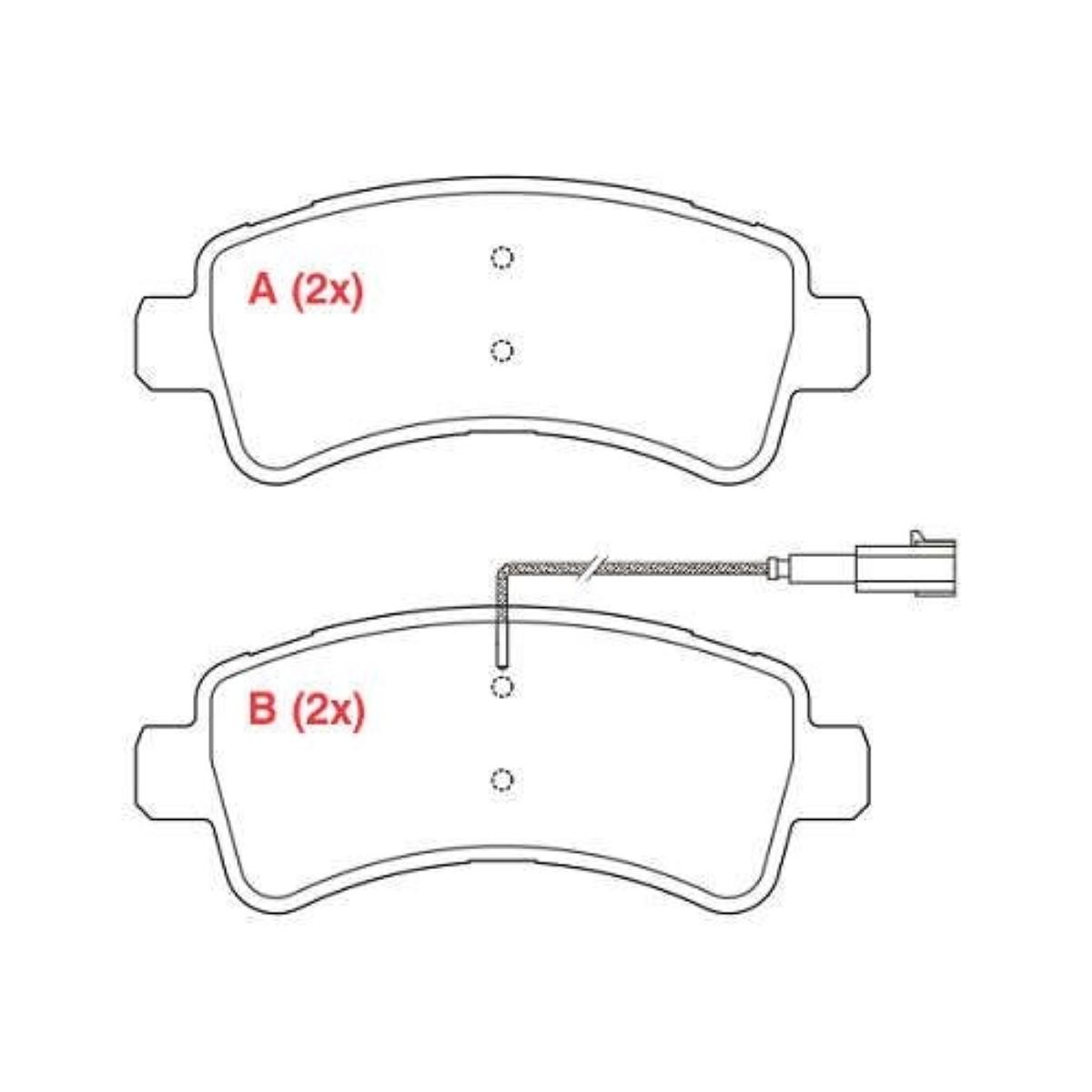 Pastilha De Freio Traseira Ducato 18/ Willtec Pw996