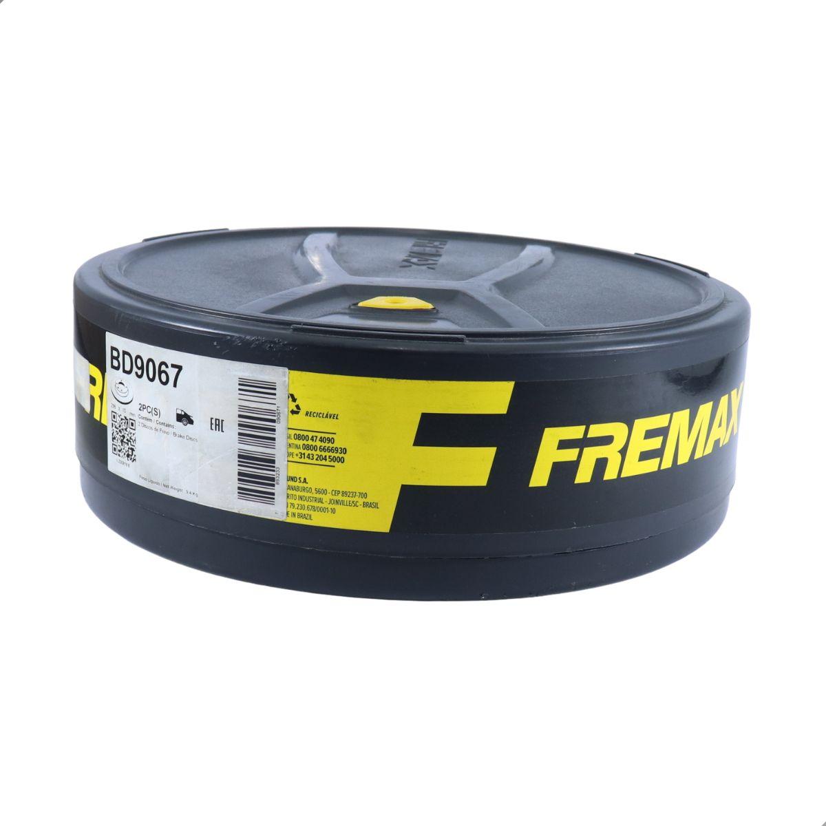 Disco Freio Traseiro Mini Cooper 2012 2014 Fremax Bd9067