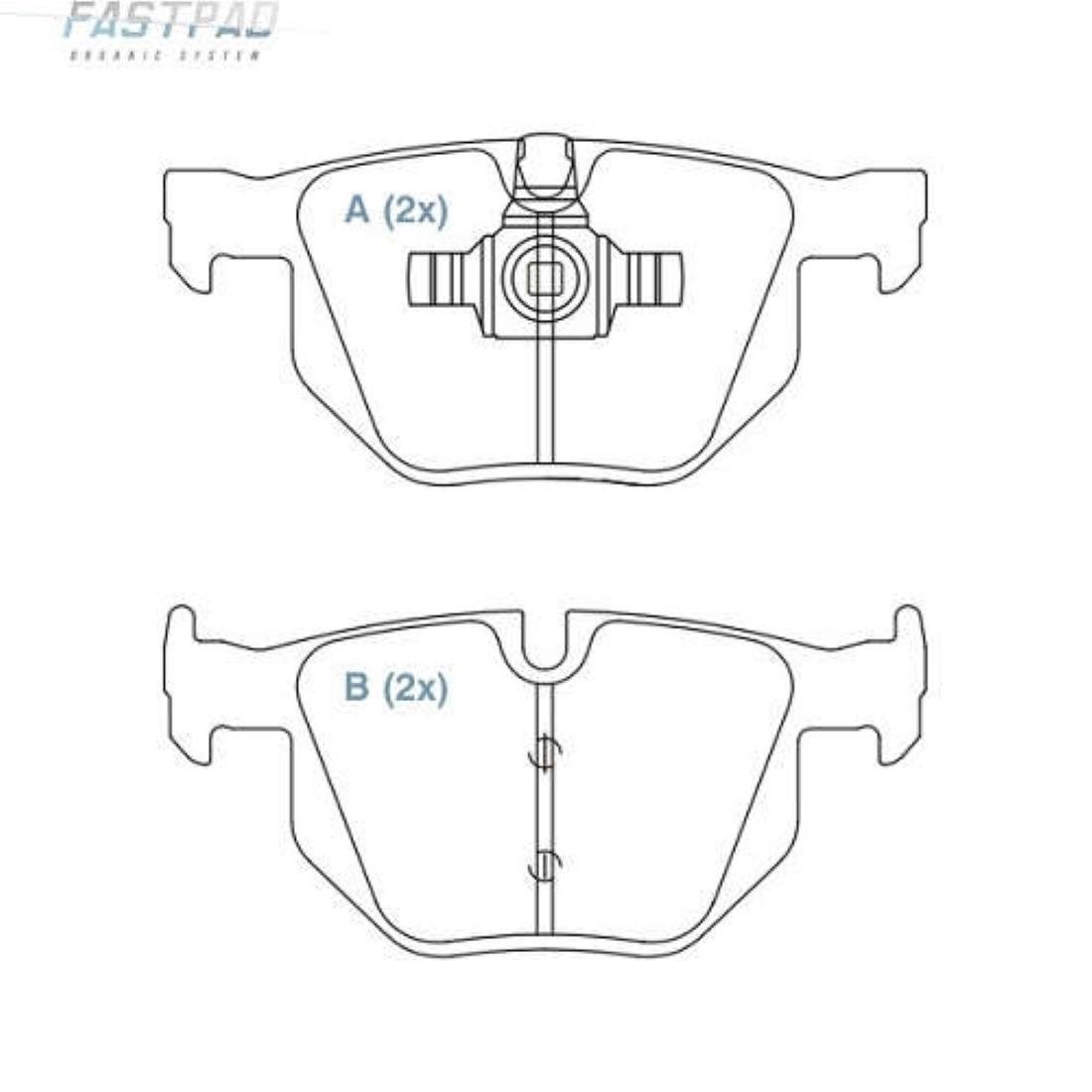 Pastilha Freio Traseira Bmw Serie 1 3 Ceramica Willtec Fp978