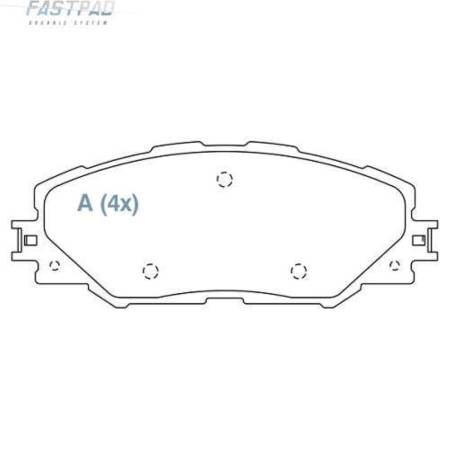 Past Fr Rav4 06/ Fp167 Rav4 06/ Akebono Ceramica