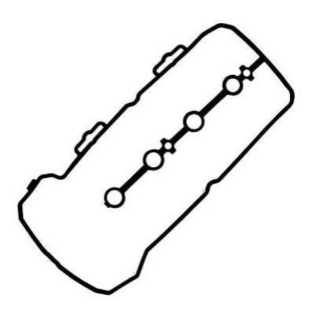 Junta Tampa De Valvula Duster Tiida Versa Sandero 1.6 16V Bastos 15176005Bn