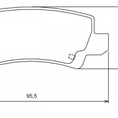 Pastilha De Freio Traseira Toyota Corolla 02/ Jurid Hq2177