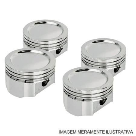 Jogo Pistao Up Polo Virtus Tsi 1.0 12V Vw 04C107065Ag/Std