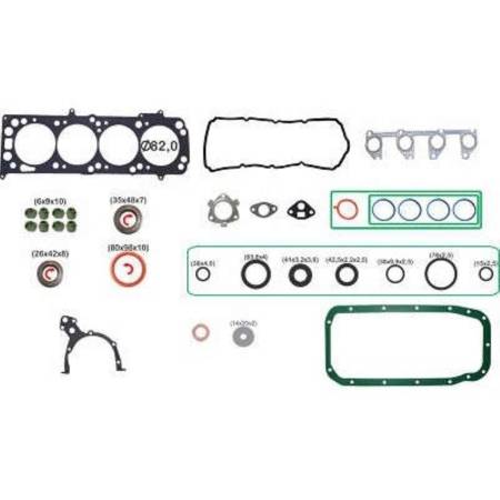 Junta Do Motor Cobalt Meriva Montana Spin 1.8 8V Flex 2016/ Bastos 1210118Mlr