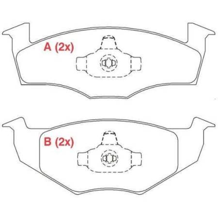 Past Fr Gol/Fox/Pol A13 Pw541 Gol/Voyage 09/-Fox/Polo 03/