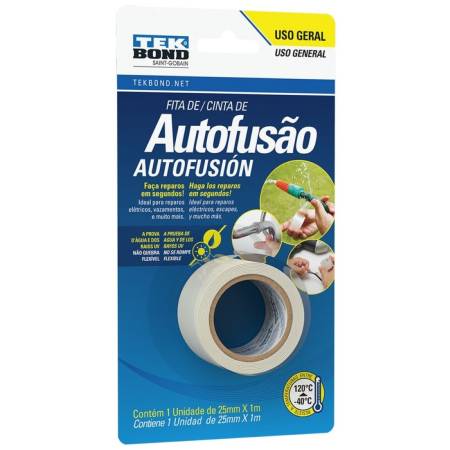 Fita De Altofusao 25Mmx1Mm Tekbond 21281025102