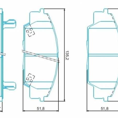 Pastilha De Freio Diant Honda Civic 2.0 2006/ Jurid Hq4020A
