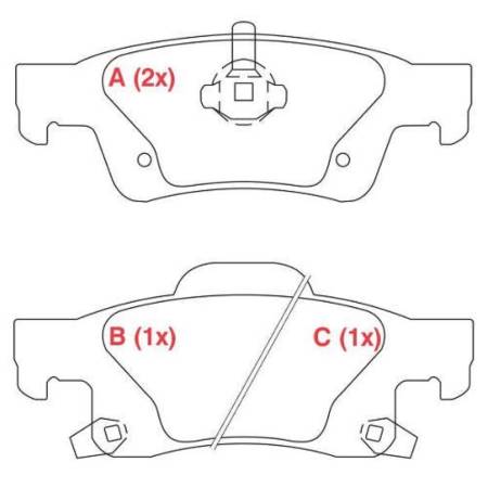Pastilha Freio Tras Ceram Grand Cherokee 2013/ Willtec Fp214