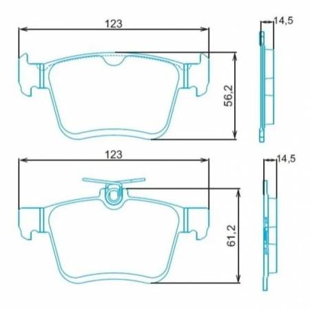 Pastilha De Freio Diant Audi A3 2012/ Golf Jurid Hq2327