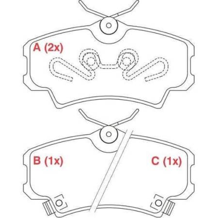 Pastilha Freio Honda Civic Lxb New Willtec Pw71