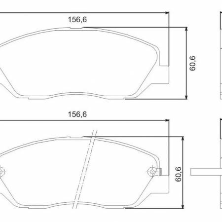 Pastilha Freio Santa Fe Genesis Sorento Jurid Hq2269A