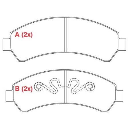 Past Fr S10/Blazer 4X4 Fp110 S10/Blazer 97/ 4X4 Ceramica