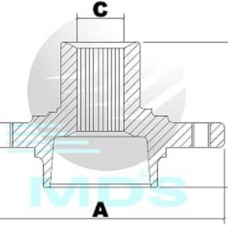 Cubo De Roda Saveiro Voyage Santana Parati Gol Mds Cd31
