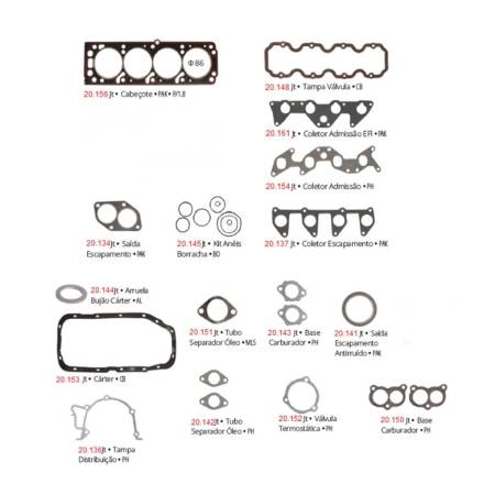 Junta Motor Monza Kadett Ipanema 1.8 8V 1986 Ate 1997 Pathway 20524