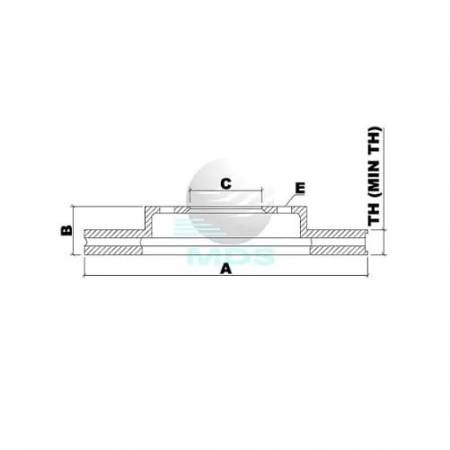 Disco De Freio Cherokee Mds D39C