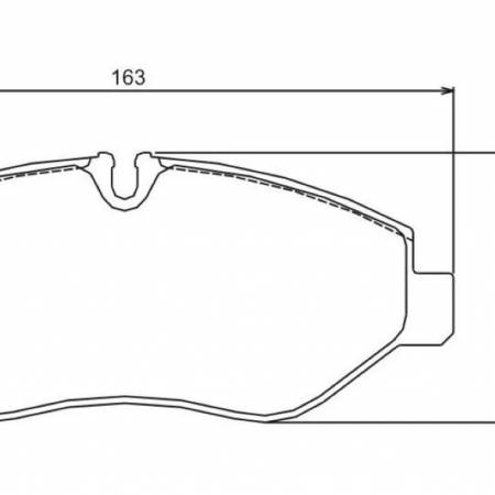 Pastilha Freio Diant Iveco Daily 35S14 2008/ Jurid Hq2270