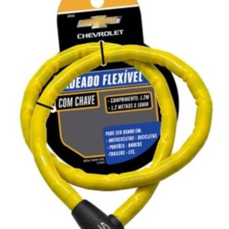 Cadeado Flexivel Gm 18Mmx1,2M Com 2 Chaves Western Gm9608