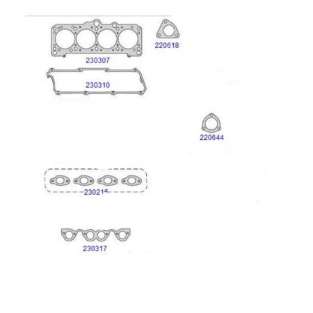 Junta Retifica Gol Golf Polo Classic Santana Ap 1.6 1.8 1997/ Taranto 230395