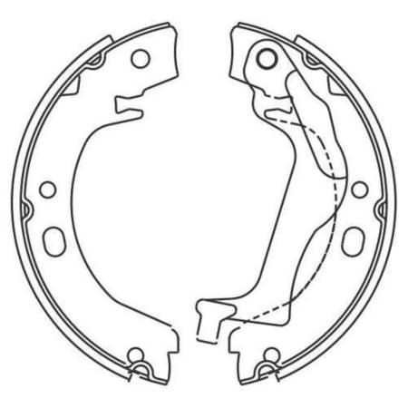 Sapata Freio Toyota Corolla Fielder 2002/ Willtec Sw388