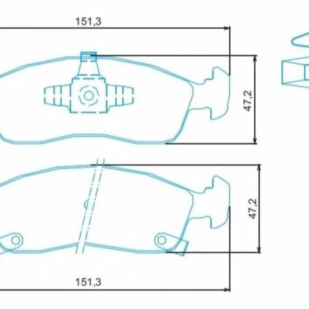 Pastilha De Freio Dianteira Onix 2012/ Jurid Hq2294A