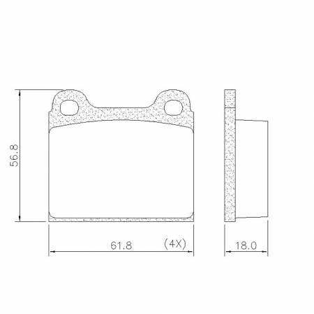Pastilha De Freio Dianteira Gol Passat Saveiro Fras-Le Pd17