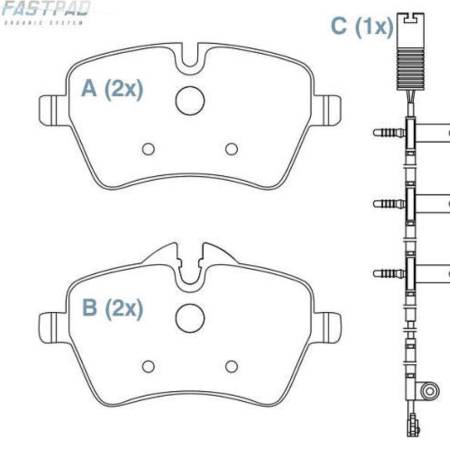 Pastilha Freio Diant Ceram Mini Cooper S /2013 Willtec Fp867