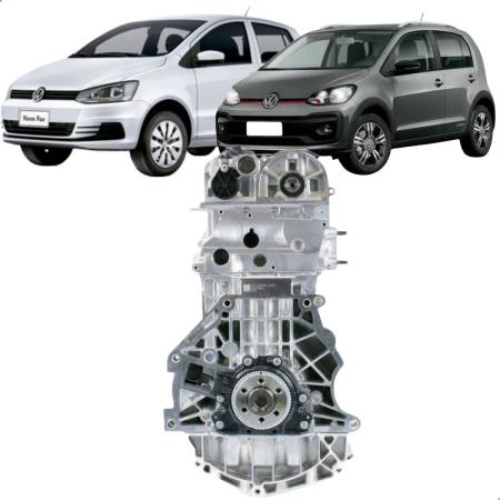 Motor Parcial 3 Cilindros Fox Gol Up 1.0 Mpi Vw 04C100031F