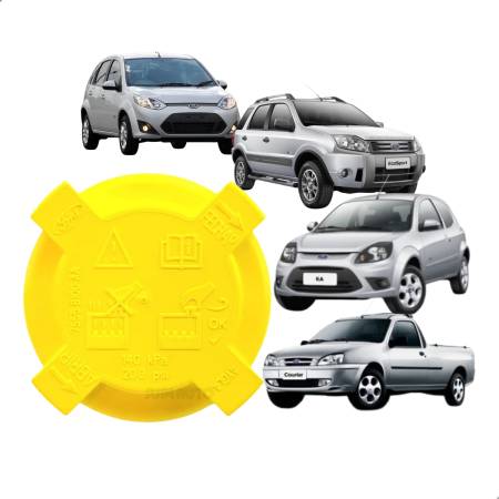 Tampa Do Reservatório Do Radiador Fiesta /02 Original Ford