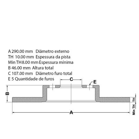 Tambor Freio Traseiro Suzuki Grand Vitara Jimny Fremax Bd6969
