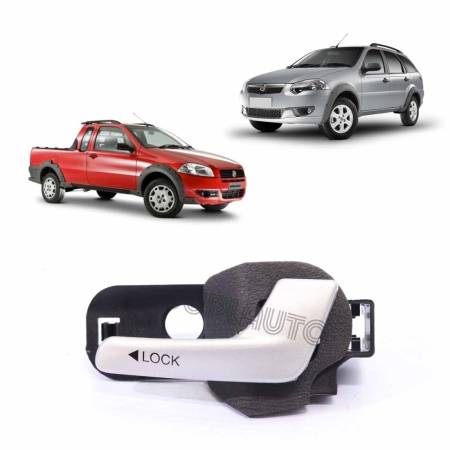 Macaneta Interna Dianteira Ld Palio Strada Fiat 735419983