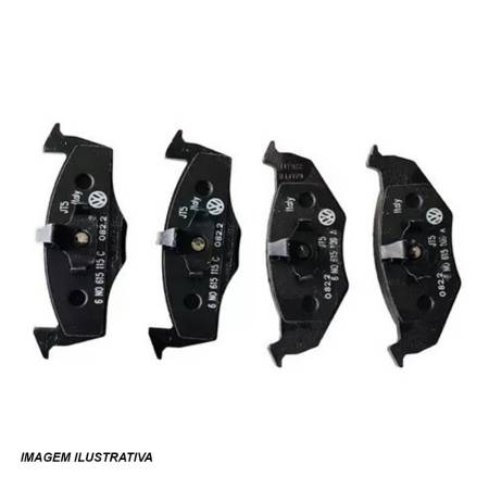 Pastilha Freio Fox Gol Polo 2004 2011 Vw 6N0698151C