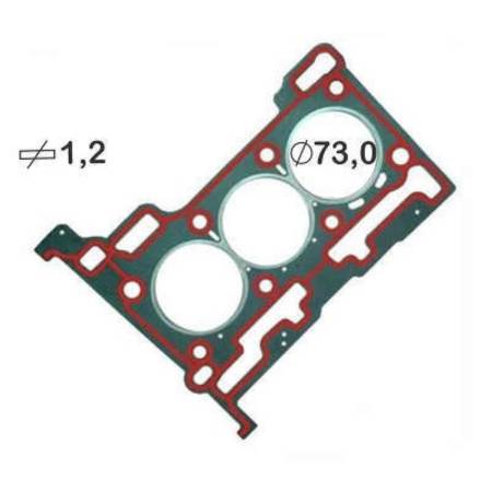 Junta Cabecote New Fiesta Ka 1.0 12V 3Cil 2014/ Bastos 131590Pk