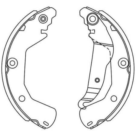 Sapata Freio Gm Spin Lt Ltz Tracker 1.8 Willtec Sw965