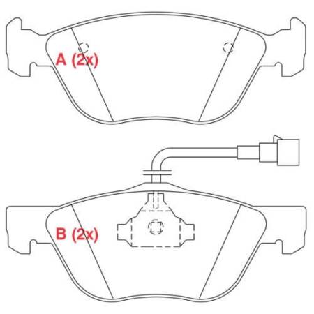 Pastilha Freio Diant Ceramica Doblo Linea 02/ Willtec Fp66B