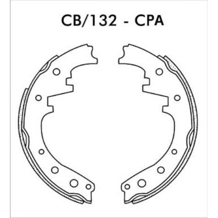 Patim De Freio S10 Blazer 4C Original Fras-Le Cb132Cpa