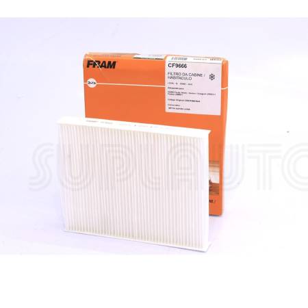 Filtro Ar Condicionado Ford Fiesta 2001/2006 Fram Cf9666