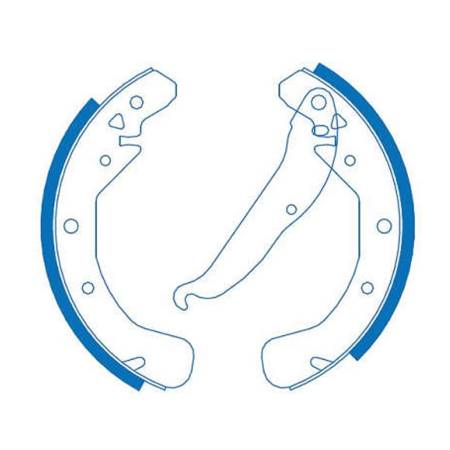 Sapata De Freio Astra Corsa Meriva Vectra Zafira Jurid Hq512A