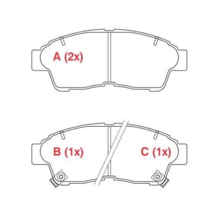 Pastilha Freio Toyota Camry Sw Xle Corolla Rav 4 Willtec Pw525