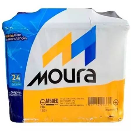 Bateria Moura 50A Caixa Alta M50Ed