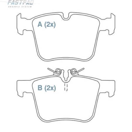 Pastilha Freio Tras Ceramica Mb Classe C Glc Willtec Fp987