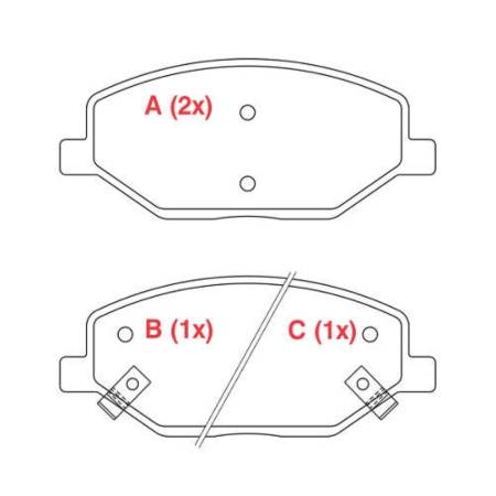 Pastilha De Freio Dianteiro Fastpad Cobalt Spin Willtec Pw972