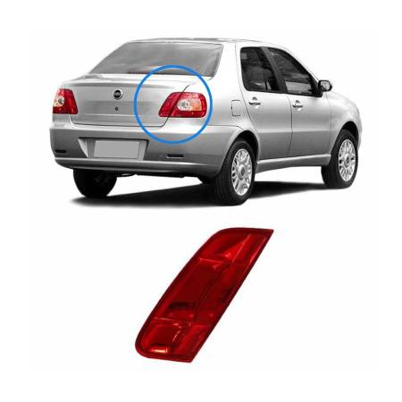 Lanterna Tampa Traseira Ld Siena 2004/ Fiat 46846705