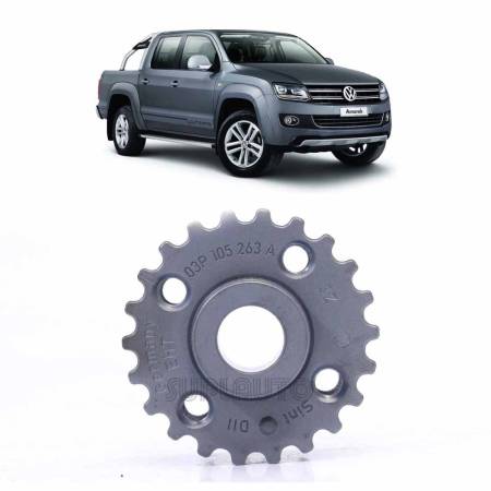 Engrenagem Polia Virabrequim Amarok 2.0 2010/ Vw 03P105263A