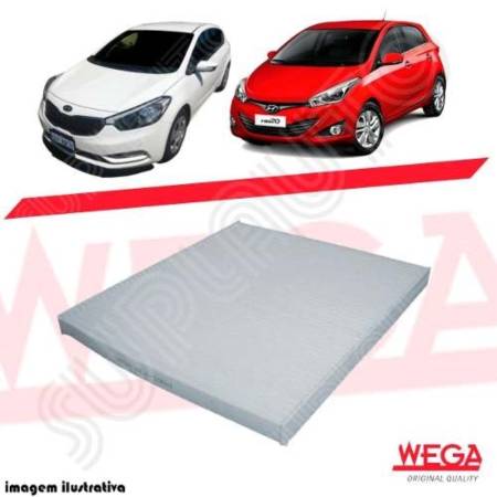 Filtro De Ar Condicionado Hyundai Hb20 1.0 1.6 Veloster 1.6 - Akx1984 - Wega