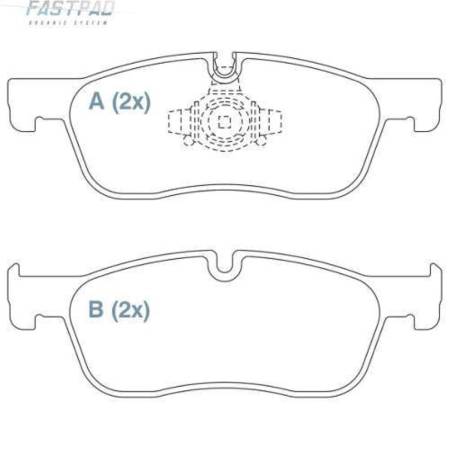 Pastilha De Freio Dianteira Fastpad Discovery Willtec Fp264