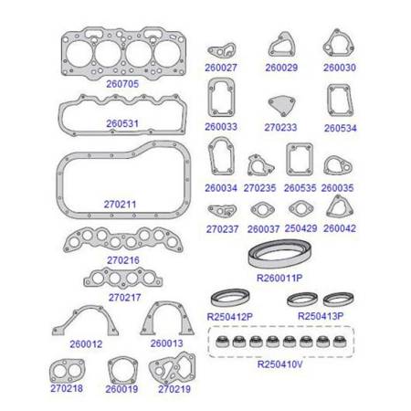 Junta Do Motor Palio1.0 1.5 8V 1996/ Taranto 270200-R