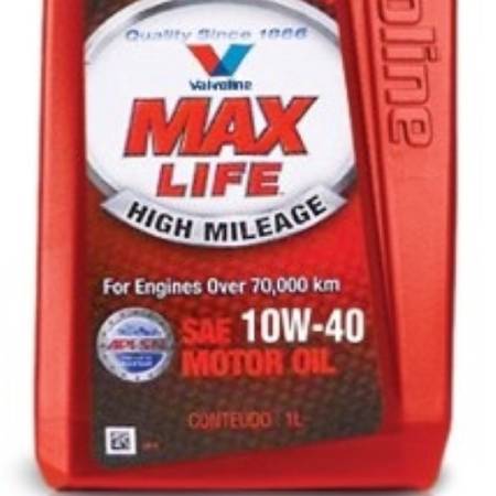 Oleo M 10W40 Valvoline Maxlife 1L 10W40 Sn S-Sintetico Alta Km
