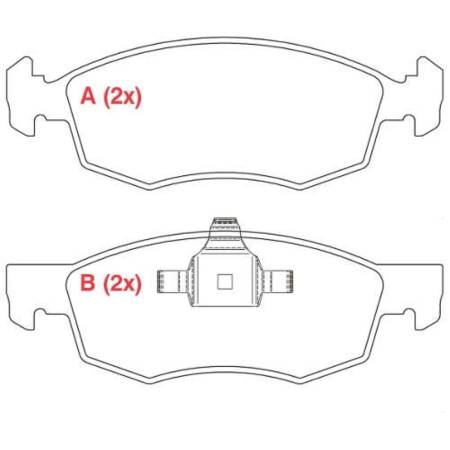 Pastilha Freio Diant Ceramica Fiorino Doblo Willtec Fp517Pa