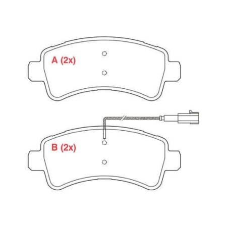 Pastilha De Freio Traseira Ducato 18/ Willtec Pw996
